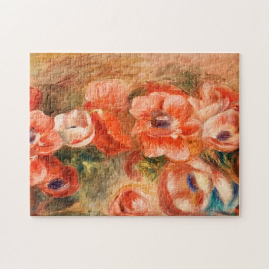 Anemonen door Renoir Impressionist Painting Legpuzzel (Horizontaal)