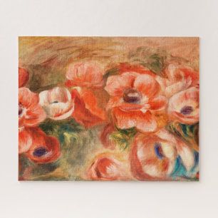 Anemonen door Renoir Impressionist Painting Legpuzzel