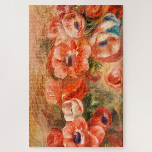 Anemonen door Renoir Impressionist Painting Legpuzzel (Verticaal)
