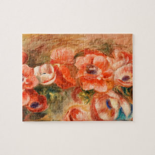 Anemonen door Renoir Impressionist Painting Legpuzzel