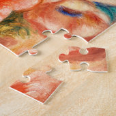Anemonen door Renoir Impressionist Painting Legpuzzel (Zijkant)