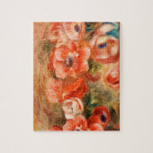 Anemonen door Renoir Impressionist Painting Legpuzzel (Verticaal)