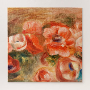 Anemonen door Renoir Impressionist Painting Legpuzzel