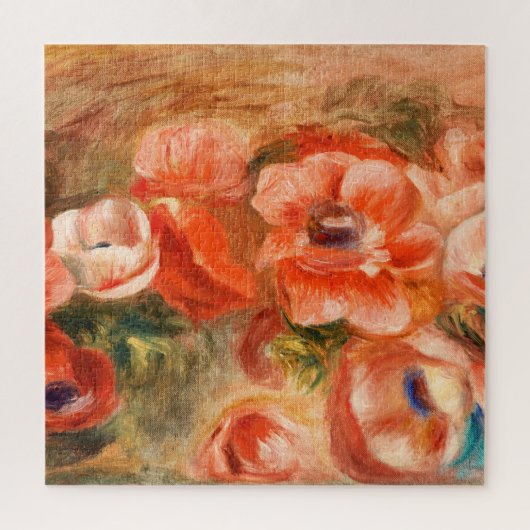 Anemonen door Renoir Impressionist Painting Legpuzzel (Verticaal)