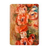 Anemonen door Renoir Impressionist Painting Magneet (Verticaal)