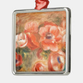 Anemonen door Renoir Impressionist Painting Metalen Ornament (Links)