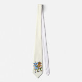 Anemonen en Bluets Stropdas (Voorkant)