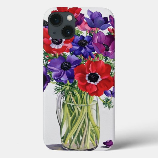 Anemonen in een Glass Jug Case-Mate iPhone Case (Achterkant)
