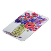 Anemonen in een glazen jug. 2007 magneet (Linkerzijde)