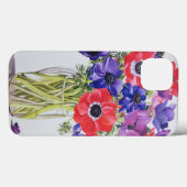 Anemonen in een glazen kan 2007 Case-Mate iPhone case (Achterkant (horizontaal))