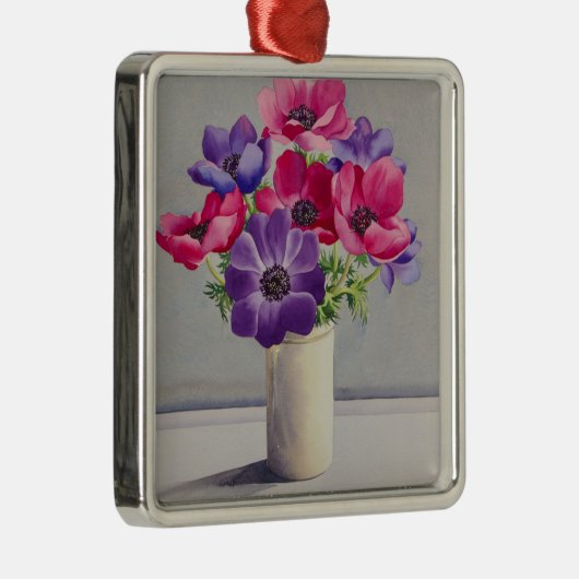 Anemonen Metalen Ornament (Rechts)