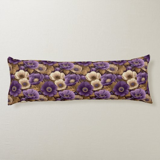 Anemonen Natuur Doe-Het-Zelf Decoratie Boho Moeder Lichaamskussen (Achterkant)