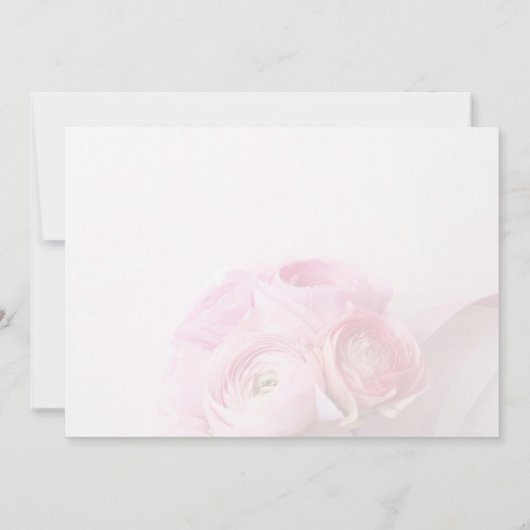 Anemonen, ranunculus, lint kaart (Achterkant)