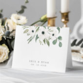 Anemonen Sage Eucalyptus Tafel Plaats Kaart