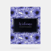 Anemonen Wildflower Patroon G602 Acryl Bord (Voorkant)
