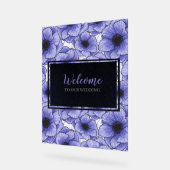 Anemonen Wildflower Patroon G602 Acryl Bord (Hoek)