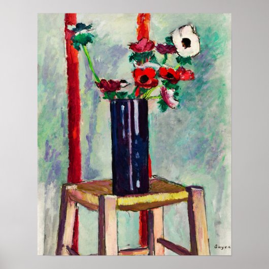 Anemones (1910-1912) Henry Lyman Sayen Poster (Voorkant)