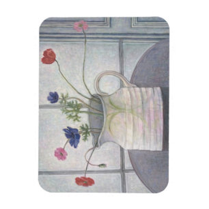 Anemones and Poppies 2008 jug bloemen nog steeds Magneet
