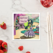 Anemones Birthday, Afrikaans-Amerikaanse familie Servetten (Insitu)