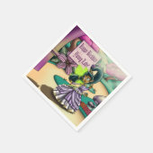 Anemones Birthday, Afrikaans-Amerikaanse familie Servetten (Hoek)