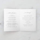 Anemones Bloemenkrans Winter Gevouwen Bruiloft Programma (Binnen)