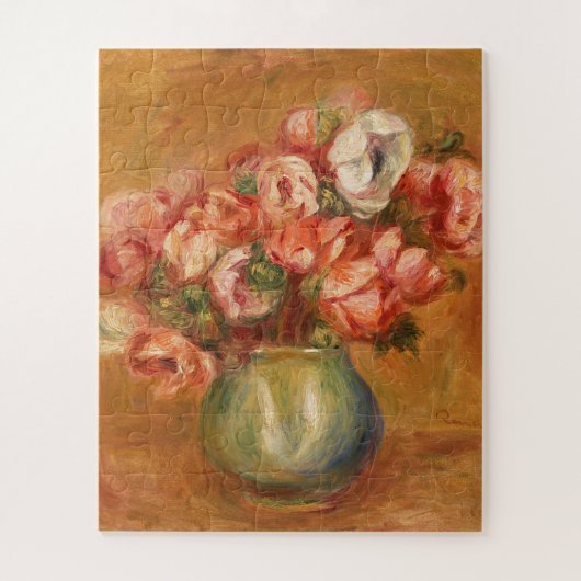 Anemones door Pierre-Auguste Renoir Legpuzzel (Verticaal)
