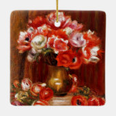 Anemones door Pierre Renoir Keramisch Ornament (Achterkant)