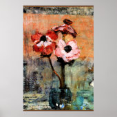 Anemones door Piet Mondrian Poster (Voorkant)