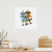 Anemones en Bluets Poster (Keuken)