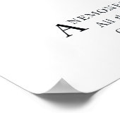 Anemones en Bluets Poster (Hoek)