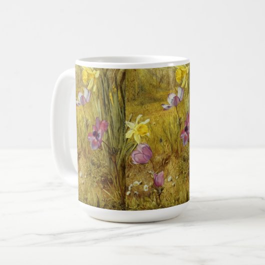 Anemones en Daffodils Amerikaanse kunstenaar Henry Koffiemok (Voorkant links)