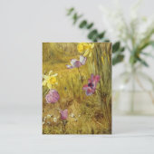  Anemones en Daffodils Henry Newman Briefkaart (Staand voorkant)