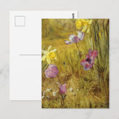  Anemones en Daffodils Henry Newman Briefkaart (Voorkant / Achterkant)