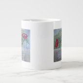 Anemones in White Jug 2013 Grote Koffiekop (Voorkant)
