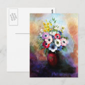 Anemones - Odilon Redon Briefkaart (Voorkant / Achterkant)