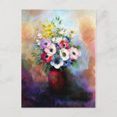 Anemones - Odilon Redon Briefkaart (Voorkant)