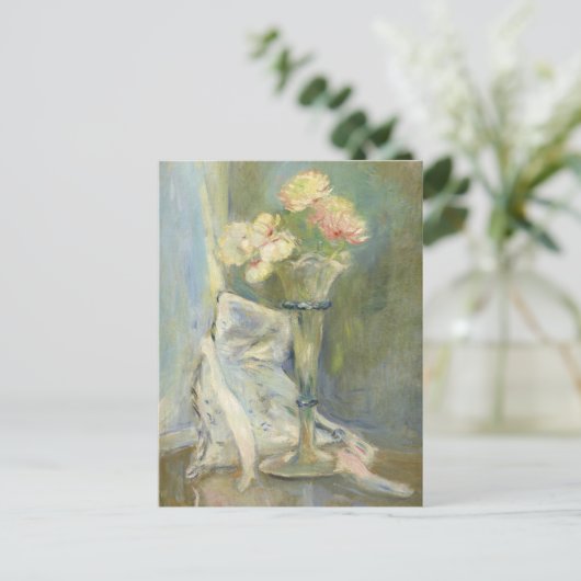 Anémones Rozen | Berthe Morisot Briefkaart (Staand voorkant)