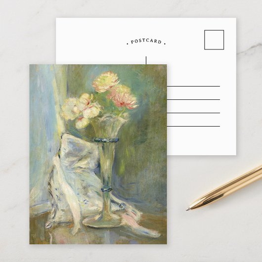 Anémones Rozen | Berthe Morisot Briefkaart