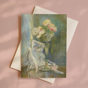 Anémones Rozen   Berthe Morisot Kaart