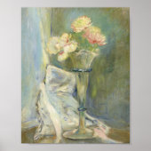 Anémones Rozen | Berthe Morisot Poster (Voorkant)
