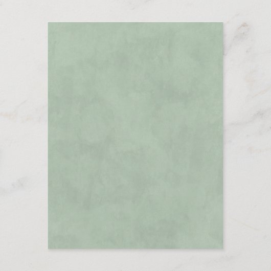 Anemones Sage & Dusty Green Eucalyptus Weddenschap Informatiekaartje (Achterkant)