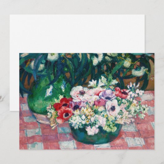 Anémones | Theo van Rysselberghe (Voorkant / Achterkant)