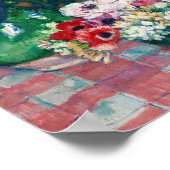 Anémones | Theo van Rysselberghe Poster (Hoek)