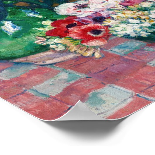 Anémones | Theo van Rysselberghe Poster (Hoek)