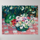 Anémones | Theo van Rysselberghe Poster (Voorkant)