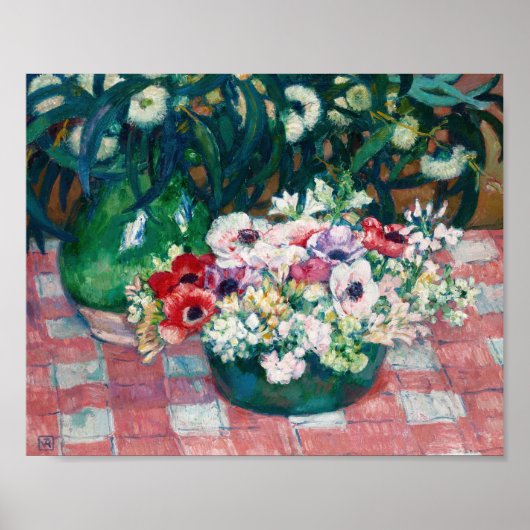 Anémones | Theo van Rysselberghe Poster (Voorkant)