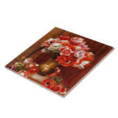 Anemones van Pierre Renoir, mooi kunstschilderij, Tegeltje (Zijkant)