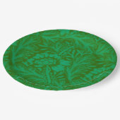 Anemoon in bosgroen papieren bordje (Gekanteld)