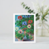 Anemoon, Monet Briefkaart (Staand voorkant)