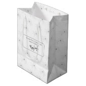 Anemoon op wit medium cadeauzakje (Voorkant Gekanteld)